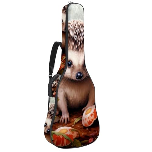 Sac pour guitare acoustique 101-106 cm imperméable à motif hérisson