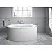 KOHLER Bathtub Faucet by, Freestanding Tub Filler, Refinia Collection, Polished Chrome, K-T97334-4-CP