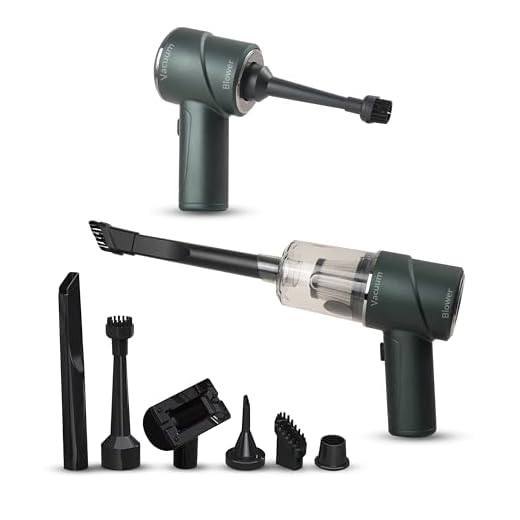 Robustt Wireless Portable Car Vacuum Cleaner with Blower | 2 in 1 Vaccum Cleaner | Powered by 2000MAH | Hepa Filter | 4000pa Suction Power| High Power Copper Motor | Multifunctional