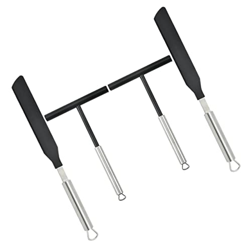 Mikinona Set of 2 Crepe Spreader Spatula Kitchen Pancake Tool for Easy Crepe Making