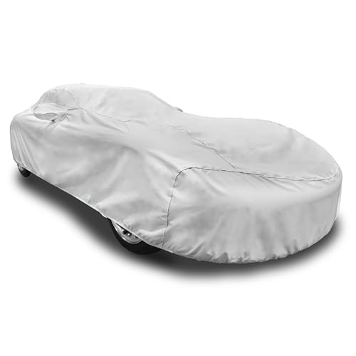 Image of Budge TrueFit Plus Custom Car Cover Fits Dodge Viper RT-10 1996-2002, Automotive Full Exterior Indoor Outdoor Car Cover, Waterproof All Weather Rain Snow UV Sun Hail Protector for Automobiles