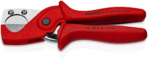 KNIPEX Tools 90 25 185 PVC and Flexible Hose Cutter, Red