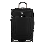 Travelpro Crew Versapack Softside Expandable Upright Luggage, Jet Black, Carry-On 21-Inch