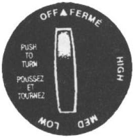 Ducane Gas Grill Older 04 & 05 Series Knob K-13-B