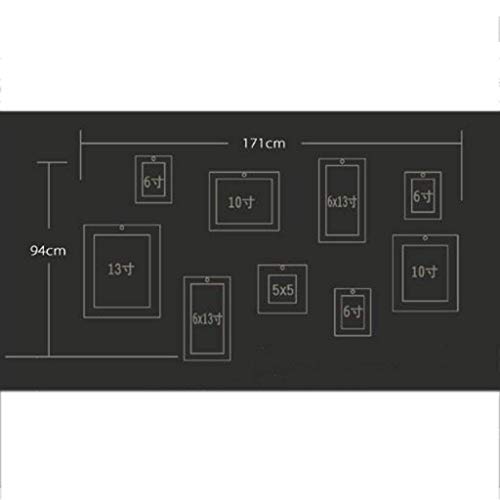 Design Group Memory Fotorahmen, Fotowand Hintergrund Wandkombination Mode Kreative Wand Fotorahmen Fotowand Retro… – Bild 5
