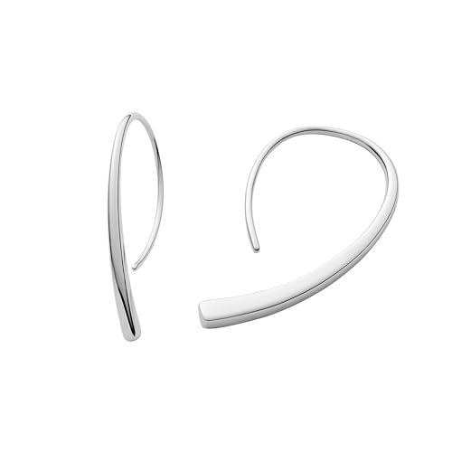 Skagen Kariana Threader Ohrhaken für Damen in der Farbe Silber, 35x 3 mm, SKJ1057040