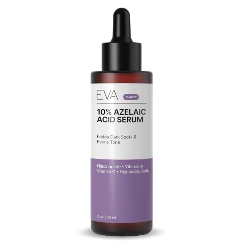 Eva Naturals Azelaic Acid 10% Facial Serum, Niacinamide, Lightweight, 2 oz