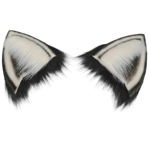Bandeau oreilles de loup en peluche tendance Halloween et serre-tête animaux