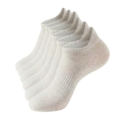 Ankle Socks Womens Athletic Running Low Cut Socks With Heel Tab 6 Pairs