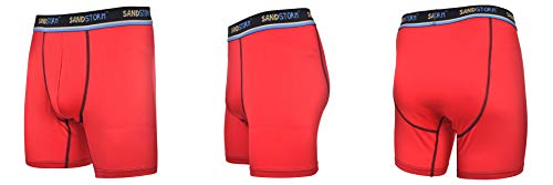 Sand Storm Mens Performance Boxer Briefs or Briefs - 6-Pack Tagless Breathable Underwear S-5XL Regular or Plus Size3