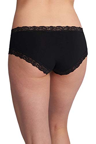 Fleur't Women's Iconic Lace Boyshort Panty 205, Black, M2