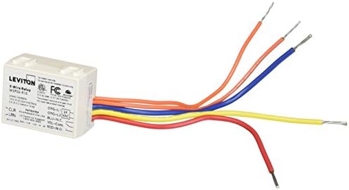 Leviton WSP02-R10 5-Wire Relay Receiver, White image 2