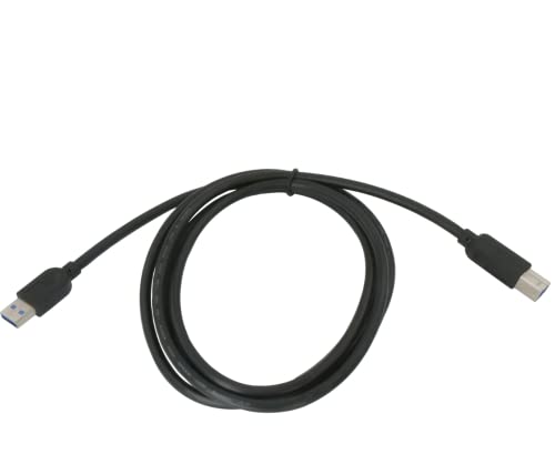 Septal USB 3.0 Cable - A-Male to B-Male Adapter Black 6 Feet (1.8 Meter) Black Monitor/Dock/PC - Image 4