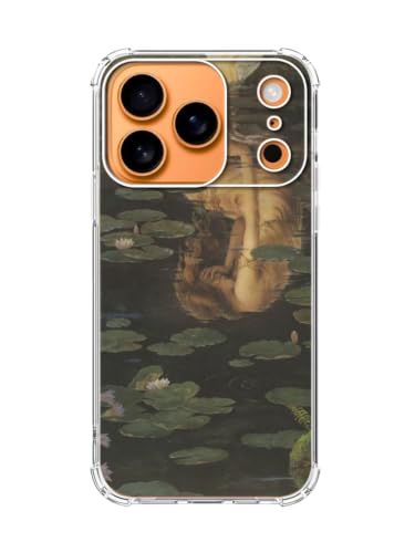 SVNICFYA Fairy Dark Grunge Cottage Core Phone Case Compatible with iPhone 17 Pro, Aesthetic Girly Picture Cover for iPhone 17 Pro, Soft TPU Shockproof Case Cover