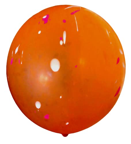RK Balloons for fun (jumbo round big balloons diameter-15 inch (pack of 30))- Multi color material Rubber