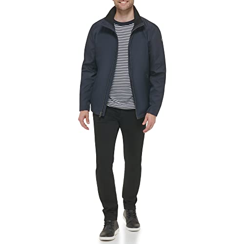 Image of Calvin Klein Men's Stand Collar Poly Jacket