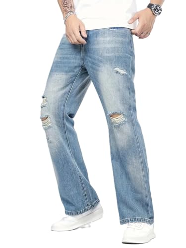Image of THIRD QUADRANT Baggy Jeans for Men || Khaki Jeans || Jean Pant for man (in, Numeric, 30, Regular, Khakhi)