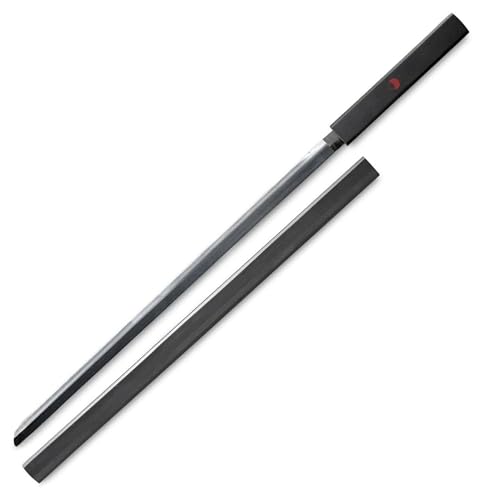 Armory Replicas Hand Crafted Sasuke Grass Cutter Ninja Straitblade Replica Sword | Carbon Steel Collectible (Dark Grass Cutter)