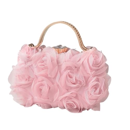 Sac de soirée à fleurs pochette mariage blanche et sac à dîner fleuri