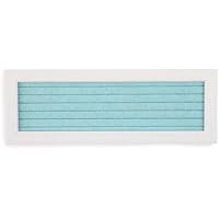 Core Home Tablero de fieltro con marco y soporte vintage,