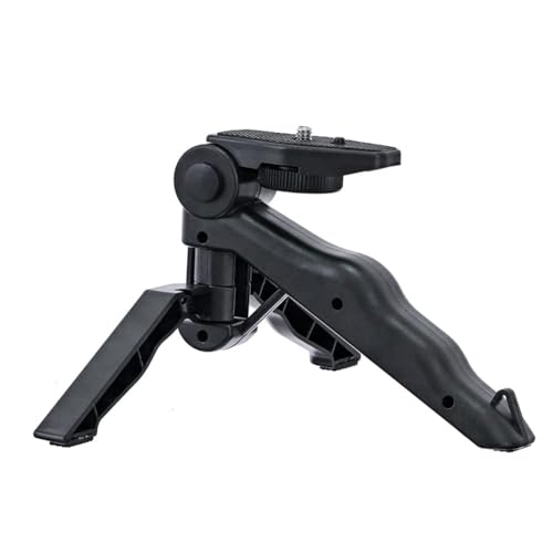 eWINNER 2in1 Handheld Grip Mini foldable Tripod 1/4" thread adapter for Gopro Hero 13 12 11 10 9 Max/for for Insta360 X5 X4 X3 X2 Ace Pro2 GO 3S/Smartphones/Compact Cameras/DC Digital Camera Camcorder