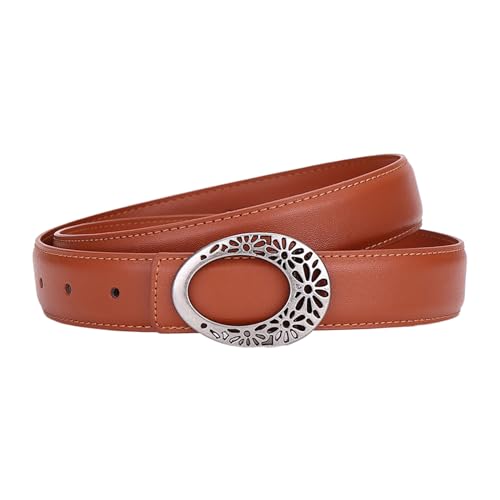 Flower Waist Belt Leather Chain Costume Hollow Buckle For Wrap Dress Waist Belt For Suit Skirt Jeans Jewelry Cowgirl Waist