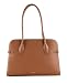 Imagen de Furla Cuero bolso de hombro Goccia Dome Shoulder Bag Brandy marrón claro