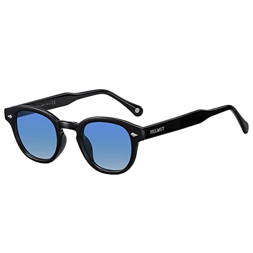 H Helmut Just Gafas De Sol Mujer Hombre Depp Retro Style Lente Polarizadas Pequeñas Redondas Panto Ligero En Material Tr90 Y Plantilla In Acetato H Helmut Just Gafas De Sol Mujer Hombre Depp Retro Style Lente Polarizadas Pequeñas Redondas Panto Ligero En Material Tr90 Y Plantilla In Acetato