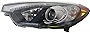 CarLights360: For Kia Forte Koup Headlight Assembly 2014 2015 Driver Side w/LED Position Halogen Type DOT Certified For KI2502171