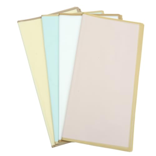 FOMIYES Floral Wrapping Paper Bouquet Sheets Gold Edge Breathable Cuttable Elegant Flower Packaging Material