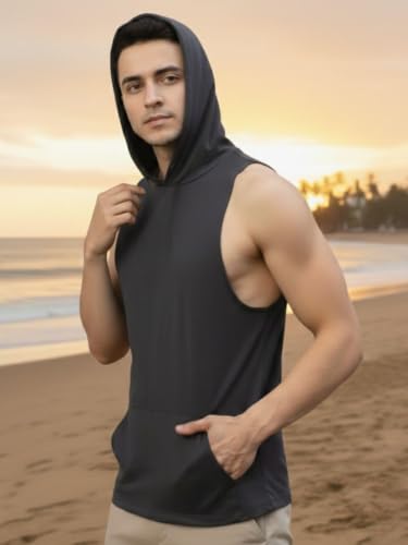 Image of Rigo Stylish Cotton Printed Vest for Men | Round Neck,Regular Fit, Sleeveless T-Shirt Vest for Men | Casual Innerwear Sando for Men & Boys - Perfect for Workouts Gym, Vacations, and Beaches