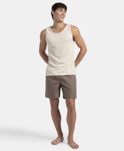 Image of Jockey MC10 Men Super Combed Mercerized Cotton Woven Fabric Boxer Shorts
