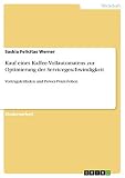 Kauf eines Kaffee-Vollautomatens zur Optimierung der Servicegeschwindigkeit: Vortragsleitfaden und Power-Point-Folien