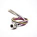 10PCS Sensor Receptacle M12 8 Pin Connector Waterproof A Coded Aviation Socket Female Straight Non-Shield Solder Type Back Mount Shiled Wiring 0.2M(0.656ft) Wireable Cable Industrial Round Connectors