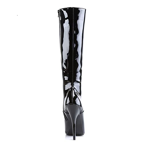 Bottes de mode stiletto avec fermeture éclair pour un enfilage facile - 4