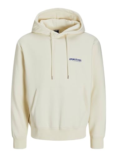 Sweat à capuche Jack & Jones avec impression arrière stylée en coton noir