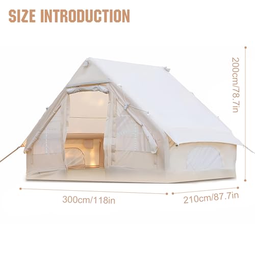 Carpa Inflable para Camping Instantánea para 4-6 Personas miniatura 3