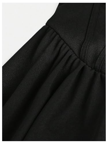 SHENHE Girl's Spaghetti Strap Corset Dress Pleated A Line Fit and Flare Cami Dress4