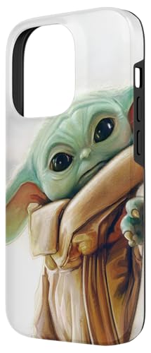 Star Wars The Mandalorian Grogu White Case for iPhone 14 Pro