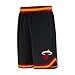 Ultra Game NBA Official Men’s Active Knit Basketball Training Shorts - Unisex, Miami Heat, Black, X-Large