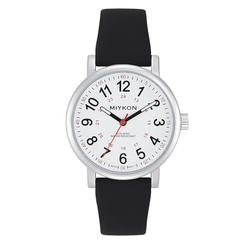 Montre d'infirmière Miykon en silicone souple pour homme et femme