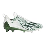 adidas Mens Adizero 12.0 Mismatch Football Sneakers Shoes - Green, White - Size 10.5 M