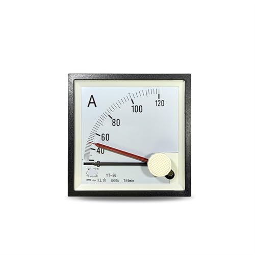 Ampèremètre CP96 double aiguille structure bimétallique haute précision AC 150-5A