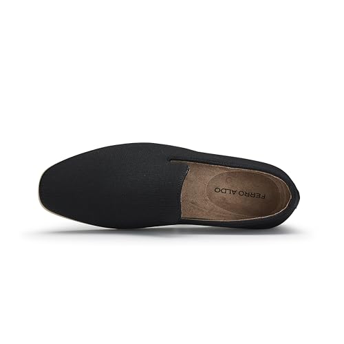 Image of Ferro Aldo Men's Slip-On Loafers | Woven Espadrille & Classic Styles | Casual & Formal Dress Shoes