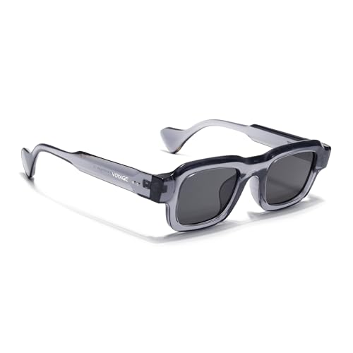 Image of Voyage UV Protection Rectangle Sunglasses for Men & Women