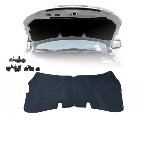 Tapis en coton insonorisant capot Nissan Qashqai J10 contre le bruit moteur
