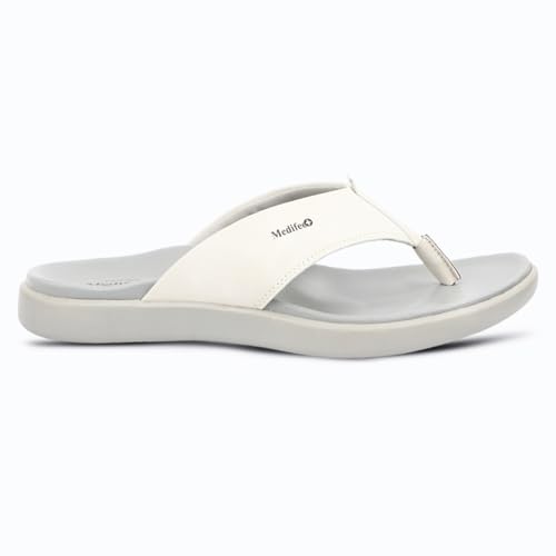 Image of Medifeet Men's Leather Thong Slippers