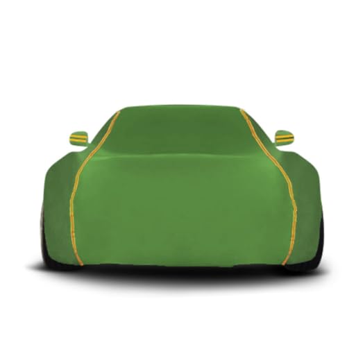 Full Car Cover Compatible with Smart Fortwo | Universal Waterproof Dustproof Windproof Sun Protection Breathable Car Tarpaulin(BB,Single Layer)