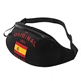 ASDCTYTKO Bolsa de cintura con bandera española de España para mujeres Hombres Manolera bandolera Móvil para correr Bolsa de dinero para el festival