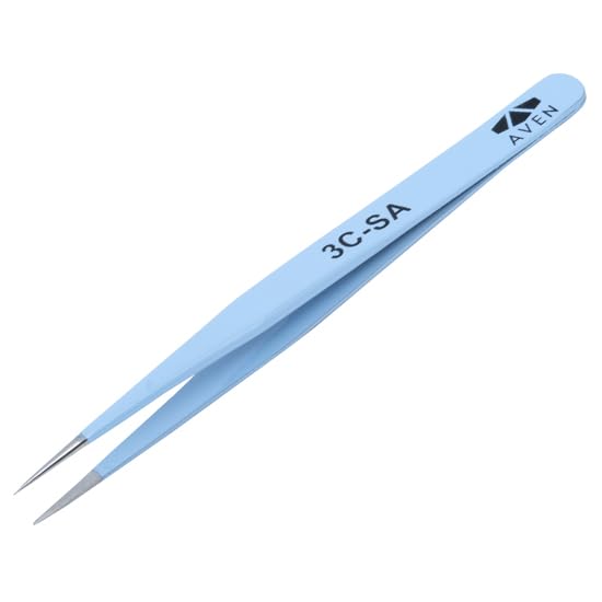 Non-Serrated Color Coded Tweezer Set, 6 Piece Set